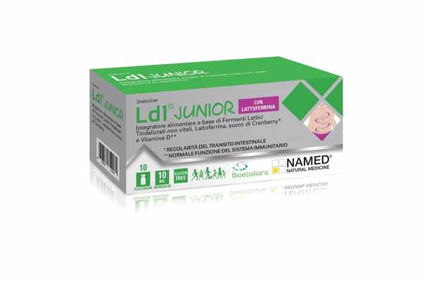 Immagine della confezione dell'integratore alimentare Disbioline LD1 Junior