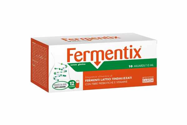 Immagine della confezione dell'integratore alimentare Fermentix flaconcini