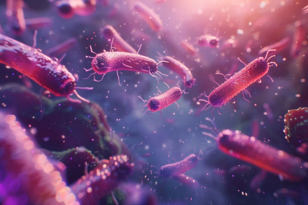 immagine rappresentativa del microbiota intestinale in salute dopo trapianto di microbiota fecale