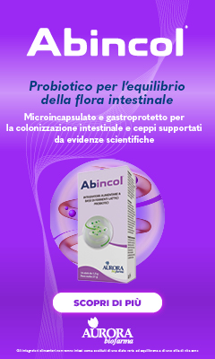 Immagine dell'integratore alimentare Abincol, probiotico per favorire l'equilibrio della flora intestinale