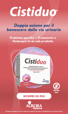 Immagine dell'integratore alimentare con probiotico e D-mannosio CistiDuo, indicato per il benessere delle vie urinarie