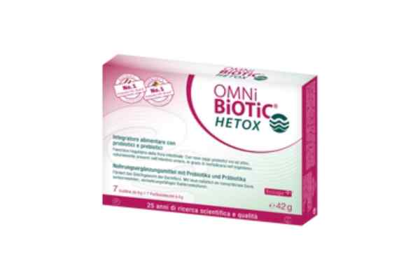 Immagine della confezione dell'integratore alimentare OMNi-BiOTiC® HETOX
