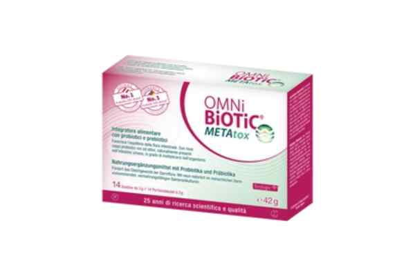 Immagine della confezione dell'integratore alimentare OMNi-BiOTiC® METAtox