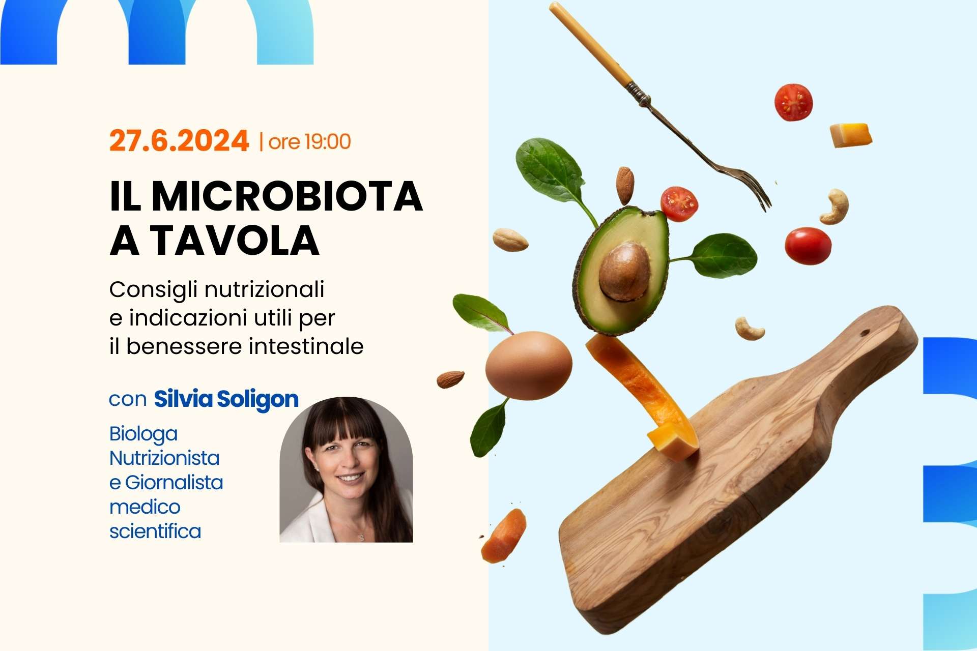 Live “Il microbiota a tavola” – con Silvia Soligon