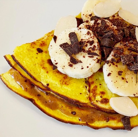 Crepes con farina di cocco senza glutine
