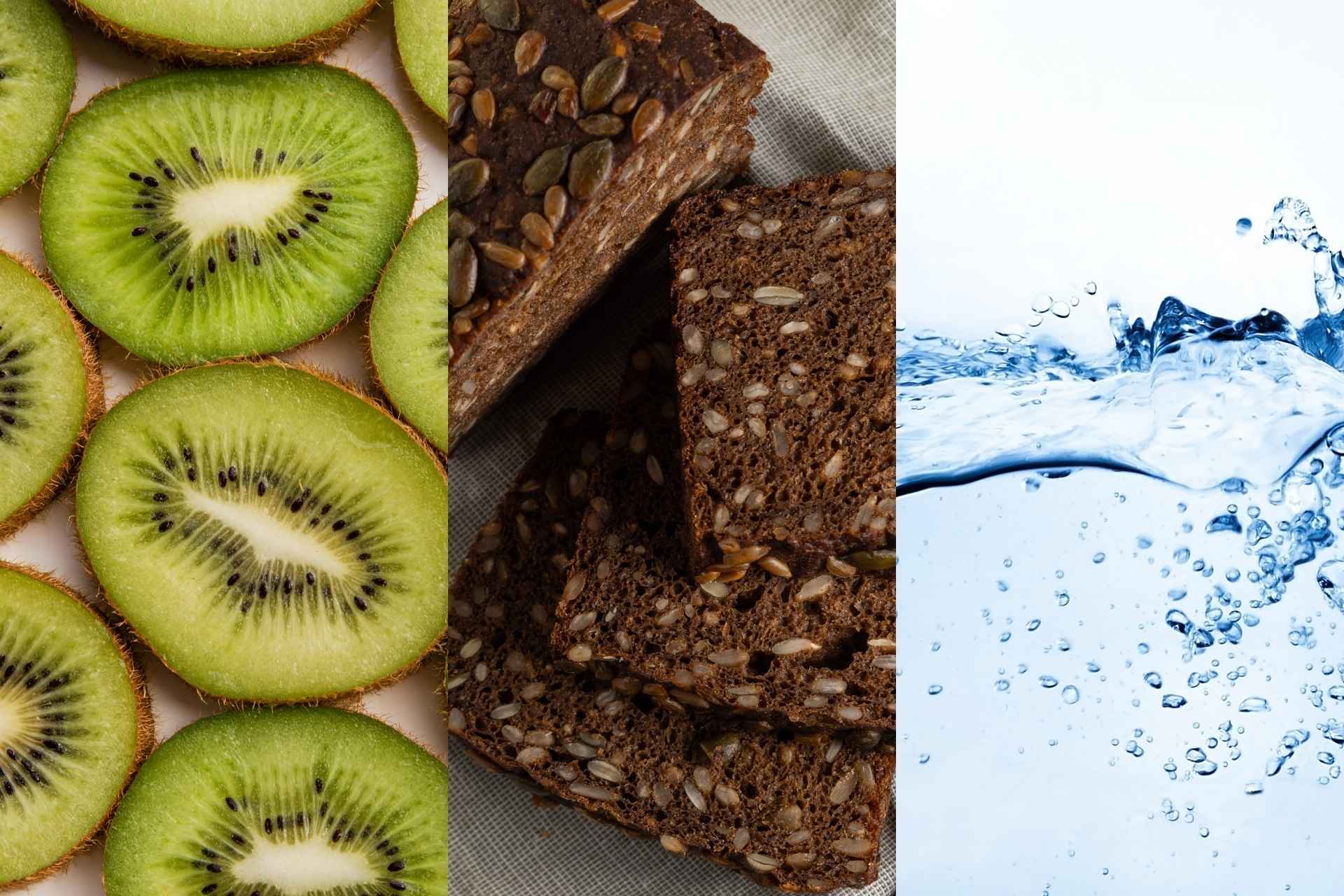 Stitichezza cronica: kiwi, pane di segale e acque ricche di minerali possono aiutare